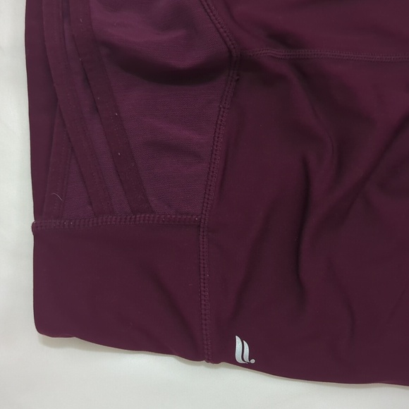 Fabletics Trinity Motion365® High-Waisted Legging, Color Burgundy Size S - Picture 9 of 16